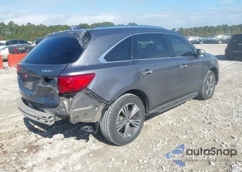 2017 Acura Mdx из США, поврежденный, VIN 5J8YD3H34HL000327